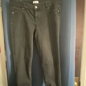 Loft Modern Straight Jeans, black